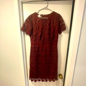 RSVP by Talbots size 10 Cabernet lace dress